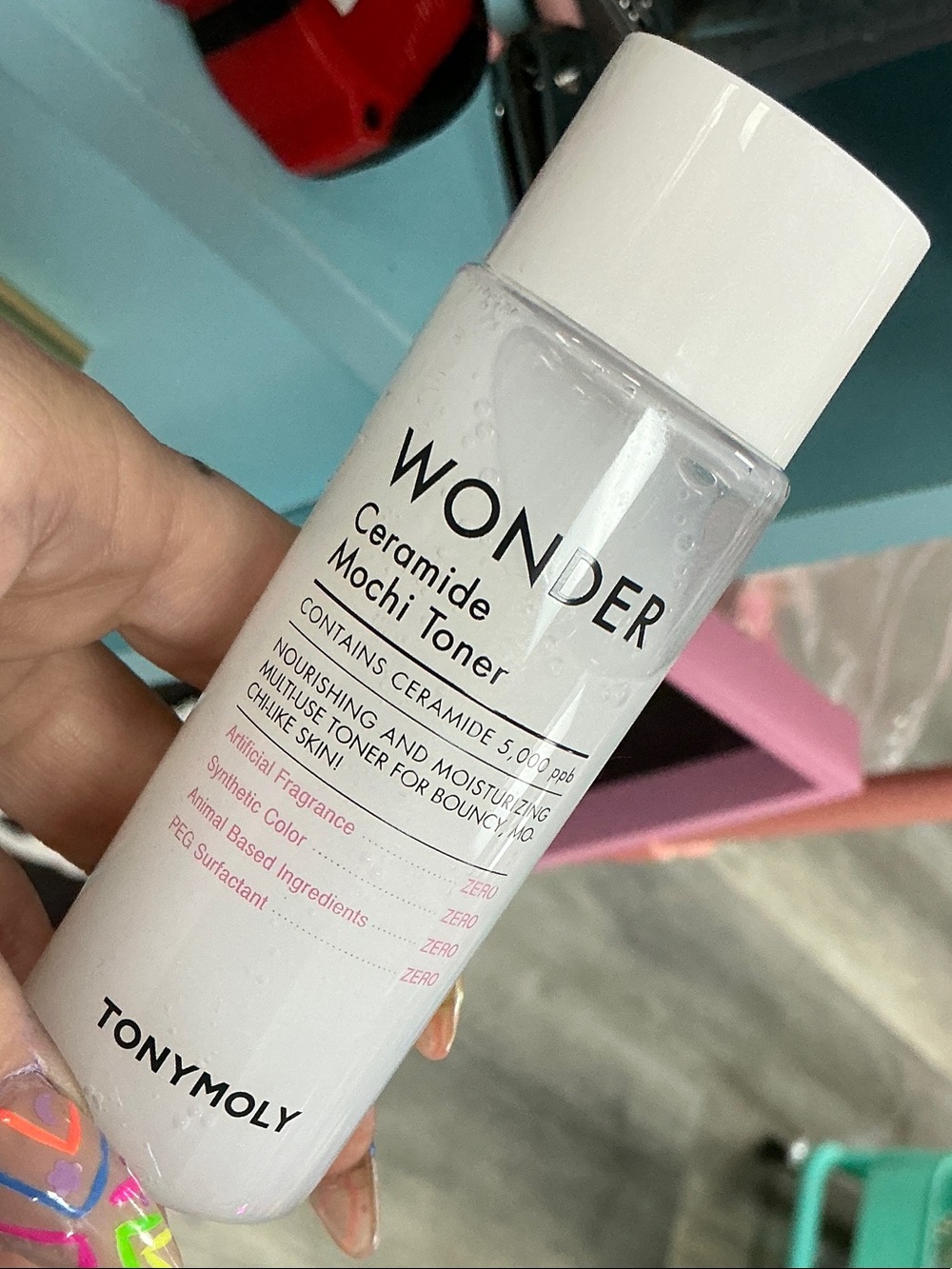 TONYMOLY Wonder Ceramide Mochi Toner in White 1.69 fl oz